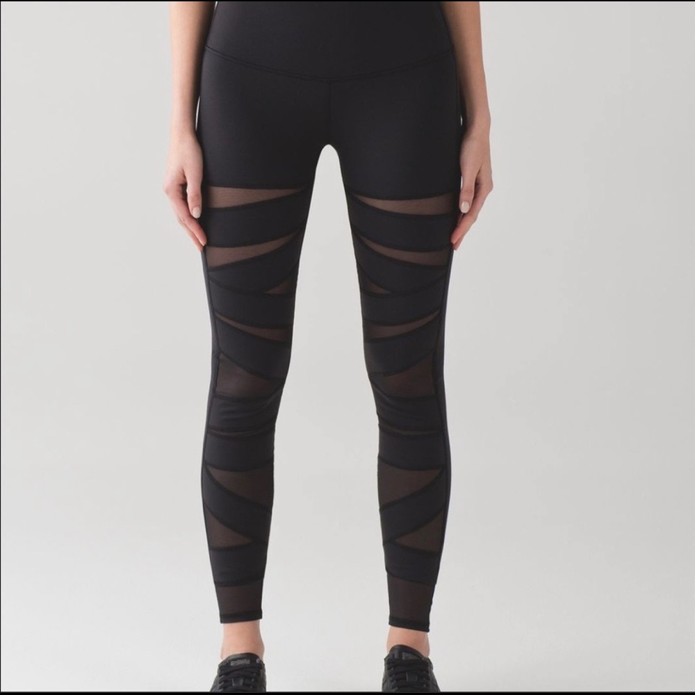 Lululemon Wunder Under Highrise w/Mesh